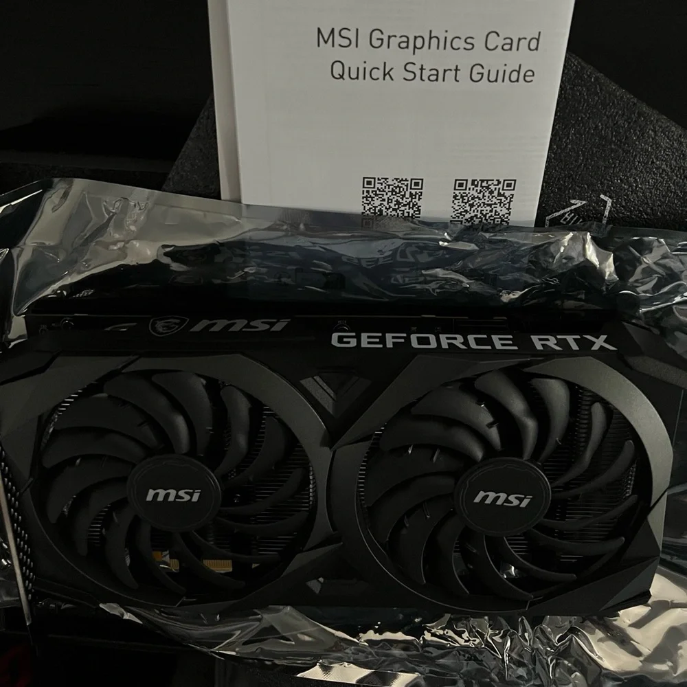 MSI GeForce RTX 3060 Ventus 2X 12G OC, Gaming Graphics Card - NVIDIA RTX 3060